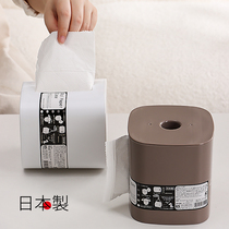 日本进口卷纸筒厕所家用车载两用卫生纸巾盒免打孔客厅厨房收纳盒