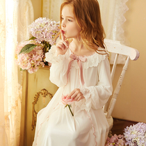 Rosetree女童睡裙春秋公主薄款可爱宝宝宫廷女孩长袖儿童甜美睡衣