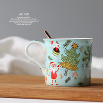 圣诞礼物 出口圣诞派对马克杯咖啡杯奶茶杯滑稽雪人水杯 趣味快乐