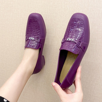 韩版时尚休闲凉鞋女夏季时装ins潮百搭新款舒适防滑简约粗跟单鞋