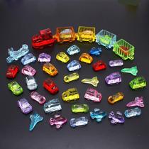 儿童宝石塑料水晶玩具公主七彩色钻石飞机小汽车男孩宝藏礼物盒子