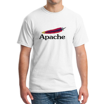 AI 人工智能 Apache短袖 圆领男程序员青年t恤 包邮