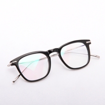 日本品牌眼镜 超轻纯钛复古板材黑框眼镜框近视眼镜架配光镜KV36